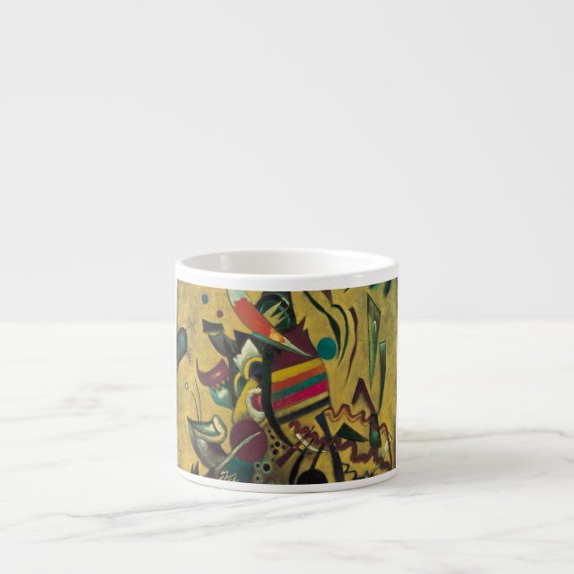 Points by Wassily Kandinsky Espresso Cup (Front)