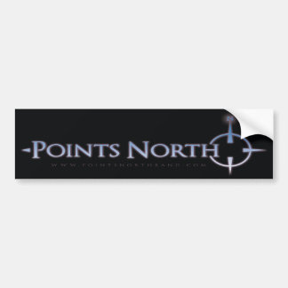Points North Logo Bumper Sticker