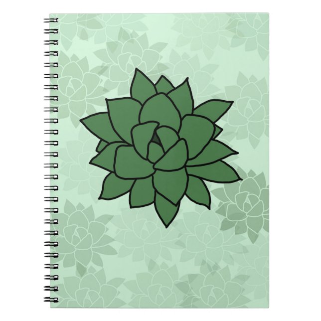 Pointy Succulent Notebook (Front)