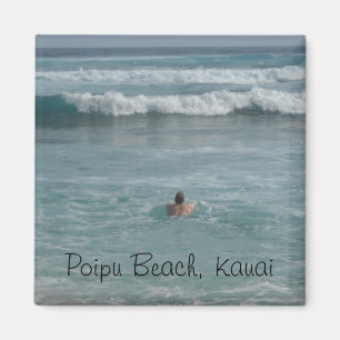 Poipu Beach, Kauai Magnet
