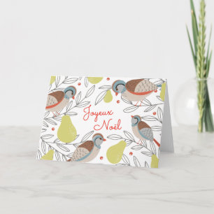 Poirier Carte de Noël Holiday Card