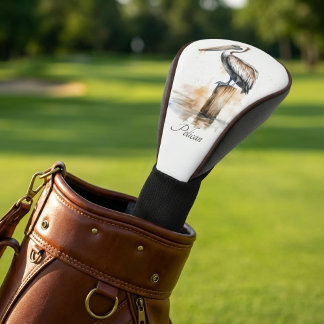 Poise of the Pelican Golf Head Cover
