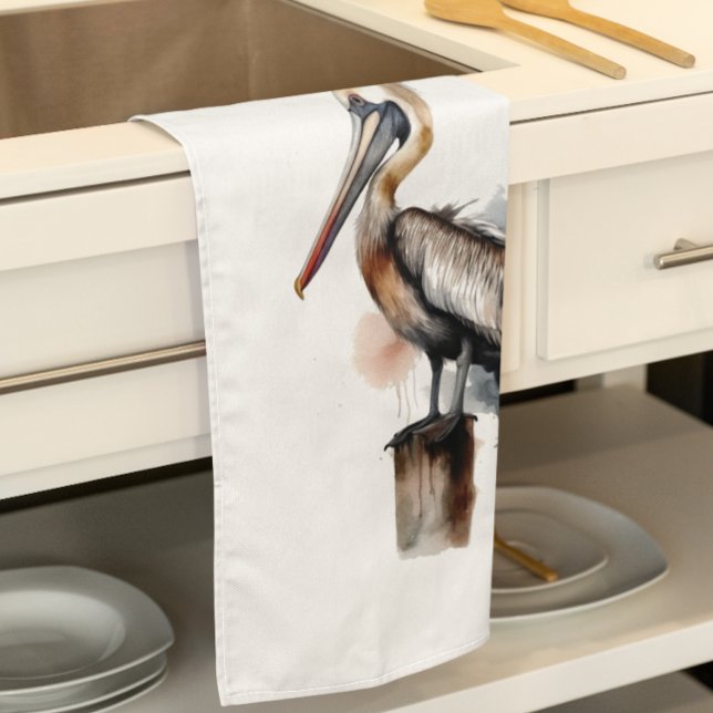 Poise of the Pelican Tea Towel (Creator Uploaded)