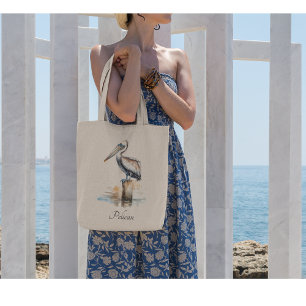 Poise of the Pelican Tote Bag