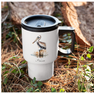 Poise of the Pelican Travel Mug