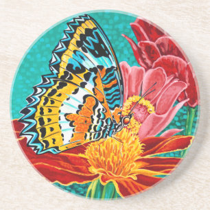 Poised Butterfly I Coaster