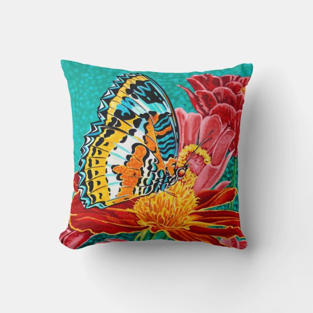Poised Butterfly I Cushion (Front)