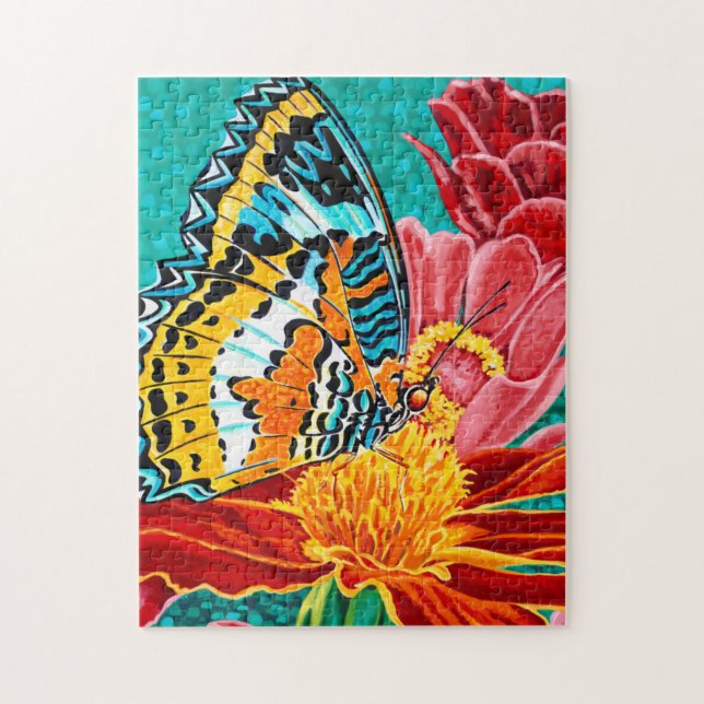 Poised Butterfly I Jigsaw Puzzle (Vertical)