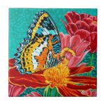 Poised Butterfly I Tile<br><div class="desc">Butterflies & Insects</div>