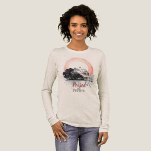 Poised Not Passive Ballet Enso Minimalist Ballet Tri-Blend Shirt