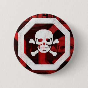 Poison 6 Cm Round Badge