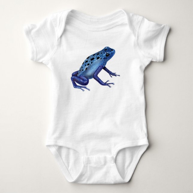 poison dart frog baby bodysuit (Front)
