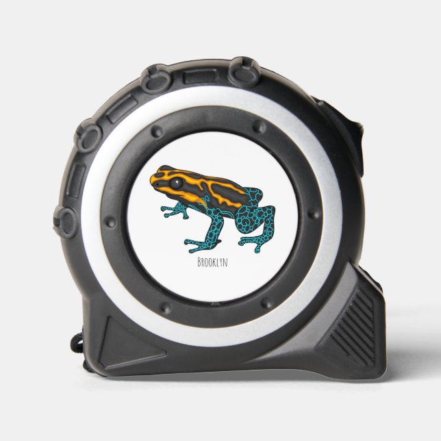 Poison dart frog cartoon illustration 1 (Front)