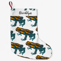 Poison dart frog cartoon illustration