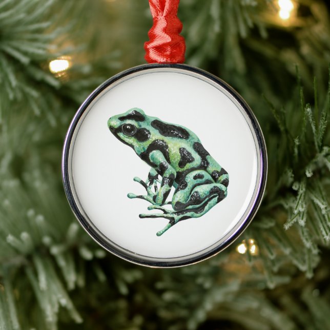 Poison dart frog metal tree decoration (Tree)