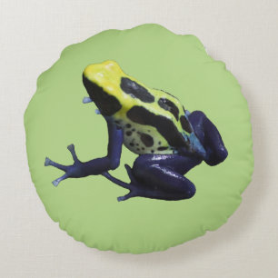 Poison Dart Frog Round Cushion