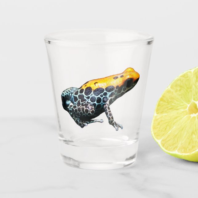 Poison Dart Frog Shot Glass (Front)