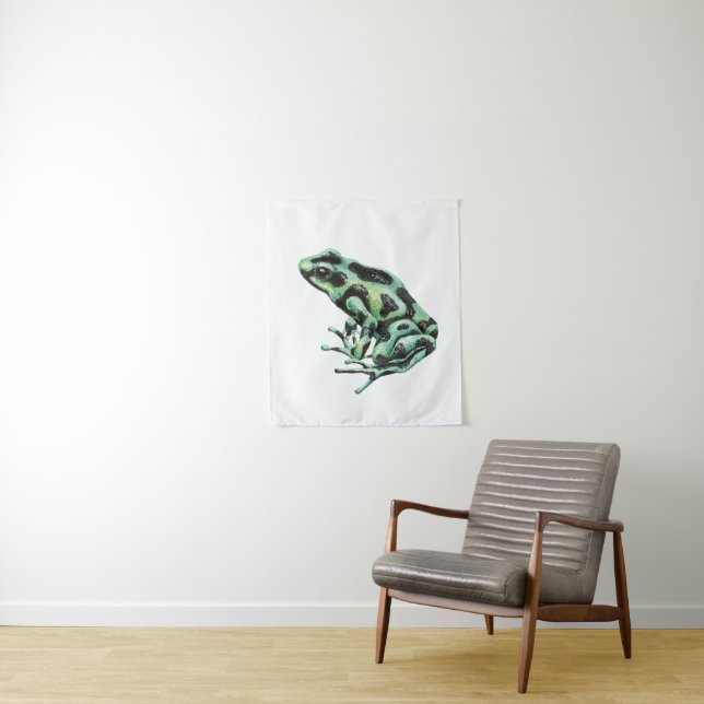 Poison dart frog tapestry (In Situ)