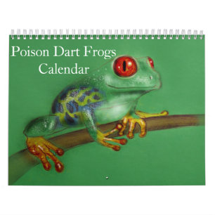 Poison dart frogs calendar 2025