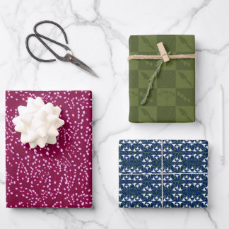 Poison Garden | Blue and Greens Wrapping Paper Sheet