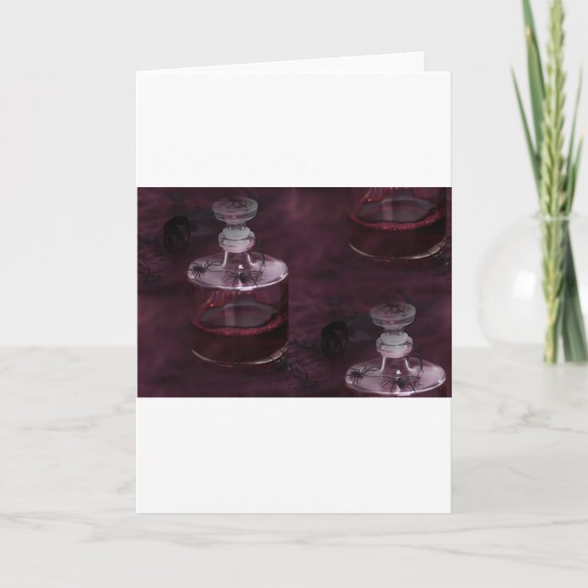 poison halloween card (Front)