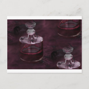 poison halloween postcard