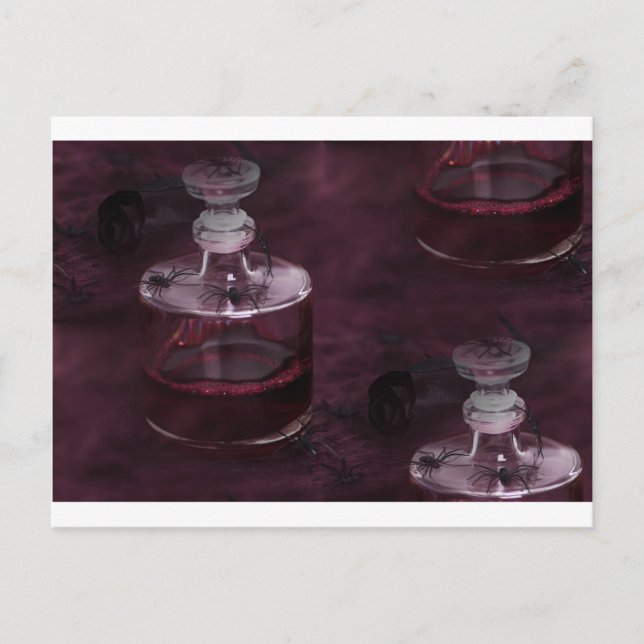 poison halloween postcard (Front)