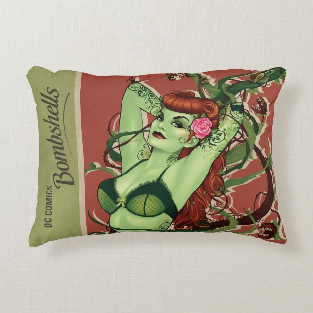 Poison Ivy Bombshell Decorative Cushion (Front)