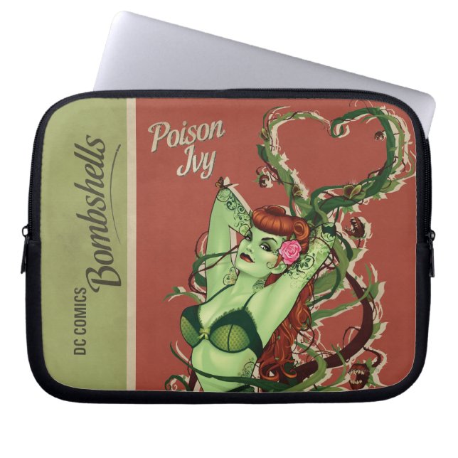 Poison Ivy Bombshell Laptop Sleeve (Front)