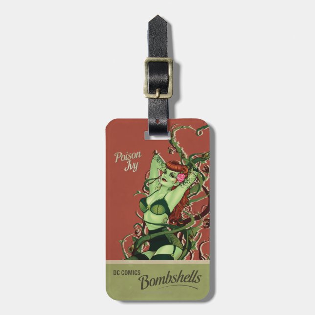 Poison Ivy Bombshell Luggage Tag (Front Vertical)