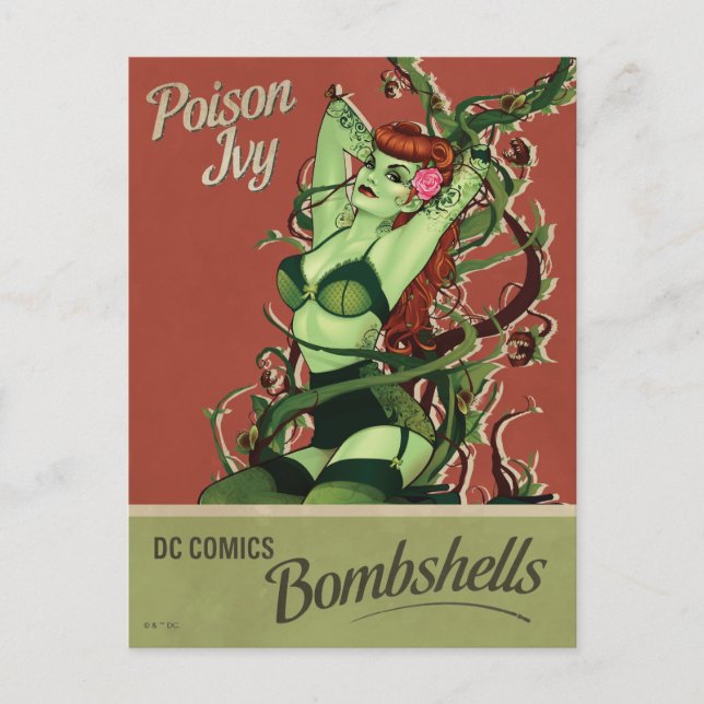 Poison Ivy Bombshell Postcard (Front)