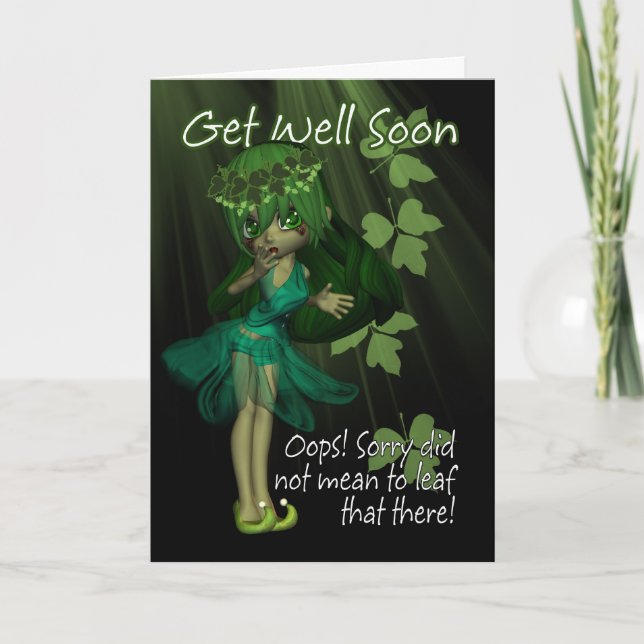 Poison Ivy Get Well Soon Card (Front)