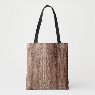 poison ivy roots on tree trunk  tote bag