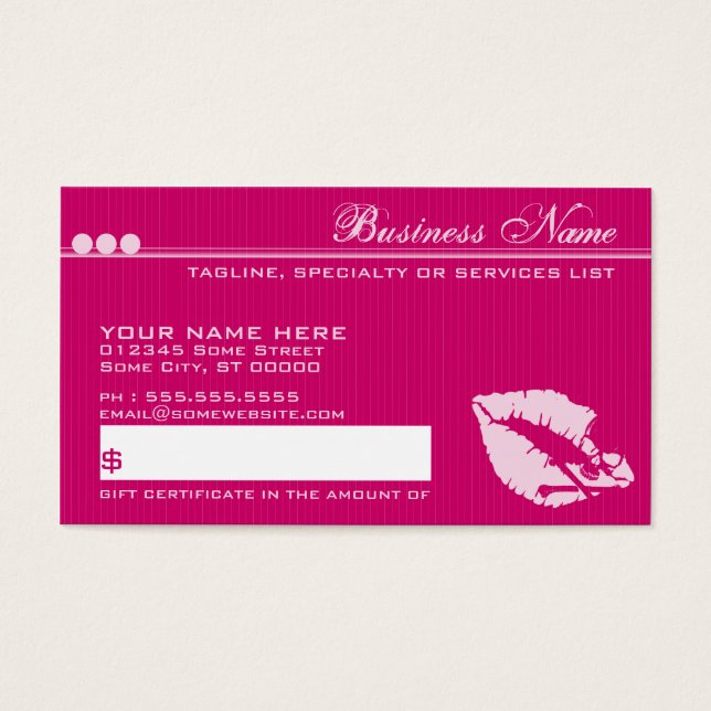 poison lips giftcard (Front)