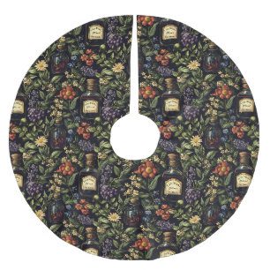Poison Petals Brushed Polyester Tree Skirt