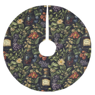 Poison Petals Brushed Polyester Tree Skirt