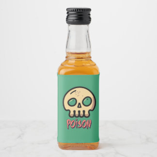 Poison Potion Liquor Bottle Label
