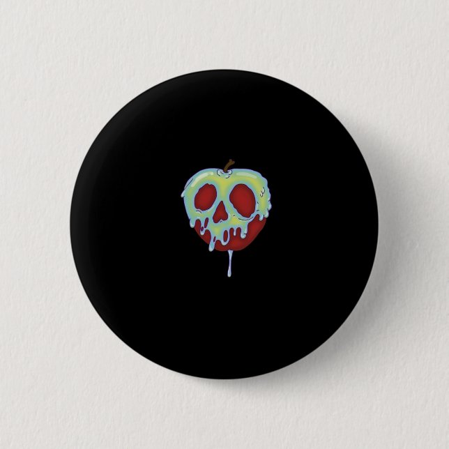 Poison Sticker  6 Cm Round Badge (Front)