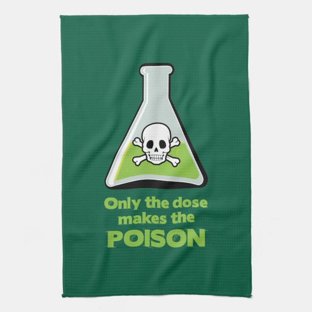 Poison Tea Towel (Vertical)