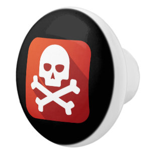 Poison Warning Drawer Knob - SRF