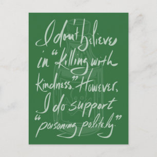 Poisoning Politely Postcard