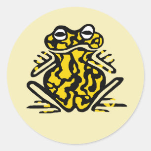 Poisonous Corroboree FROG - Amphibian - Nature Classic Round Sticker