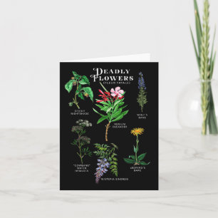 Poisonous Flowers Fleur Fatale Plant Halloween Gif Card