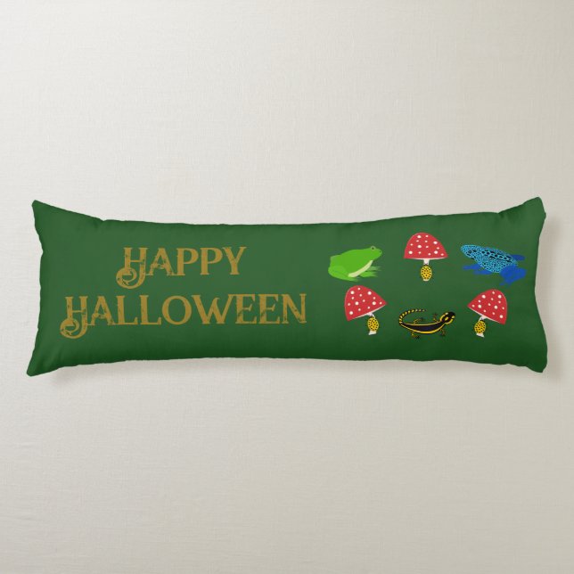 Poisonous Forest Halloween Custom Body Cushion (Front)
