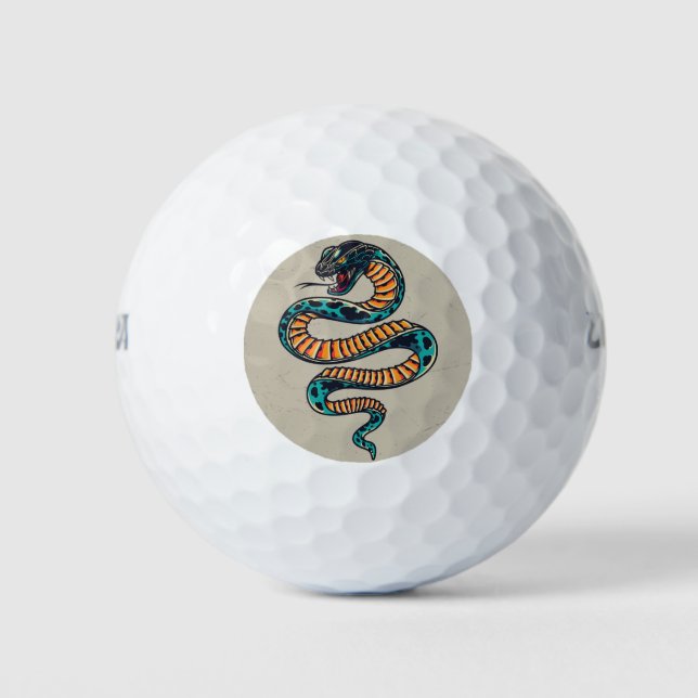 Poisonous Snake Golf Balls (Front)