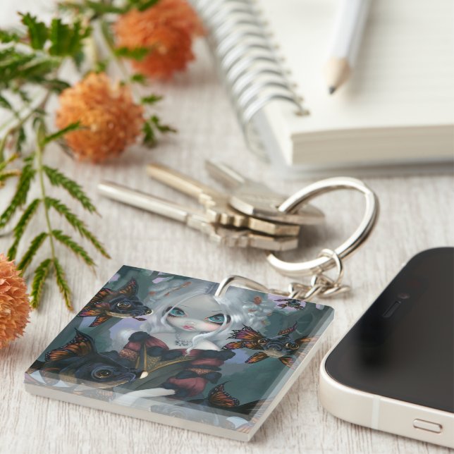 "Poissons Les Yeux Globuleux" Keychain (Front Right)