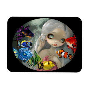 "Poissons Volants: Arc-en-Ciel" Flex Magnet