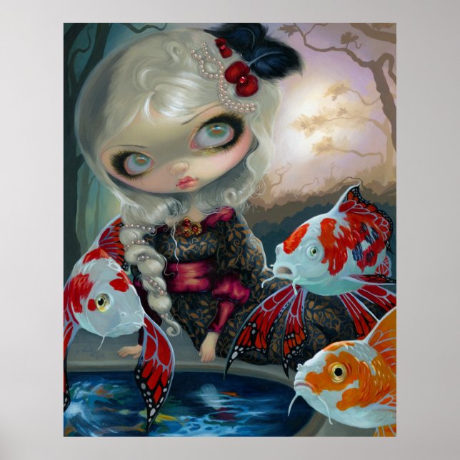 Poissons Volants Le Bassin des Carpes ART PRINT (Front)