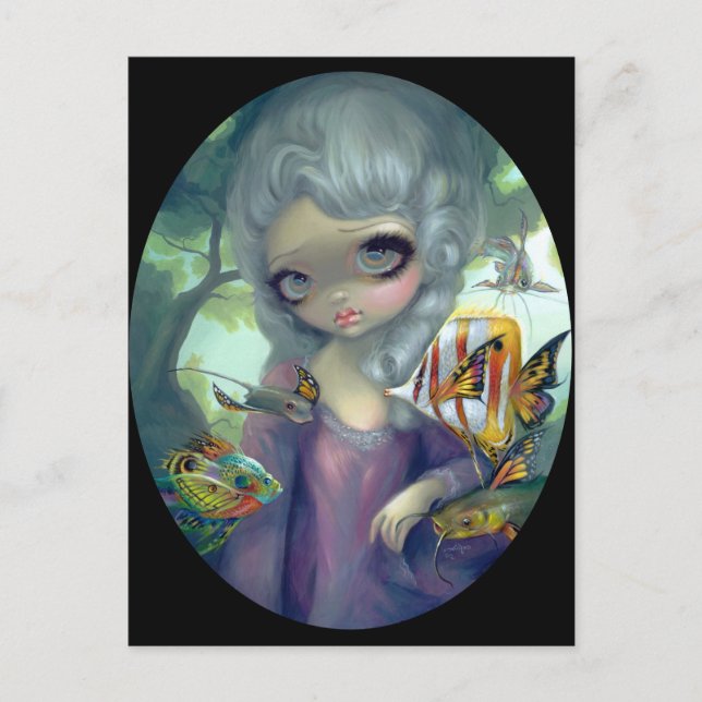 "Poissons Volants: Le Portrait" Postcard (Front)