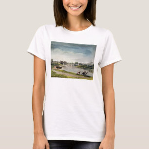 Poissy, from 'Views on the Seine', engraved by Tho T-Shirt